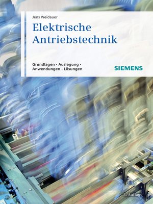 cover image of Elektrische Antriebstechnik